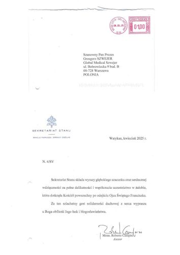 życzenia watykan 2
